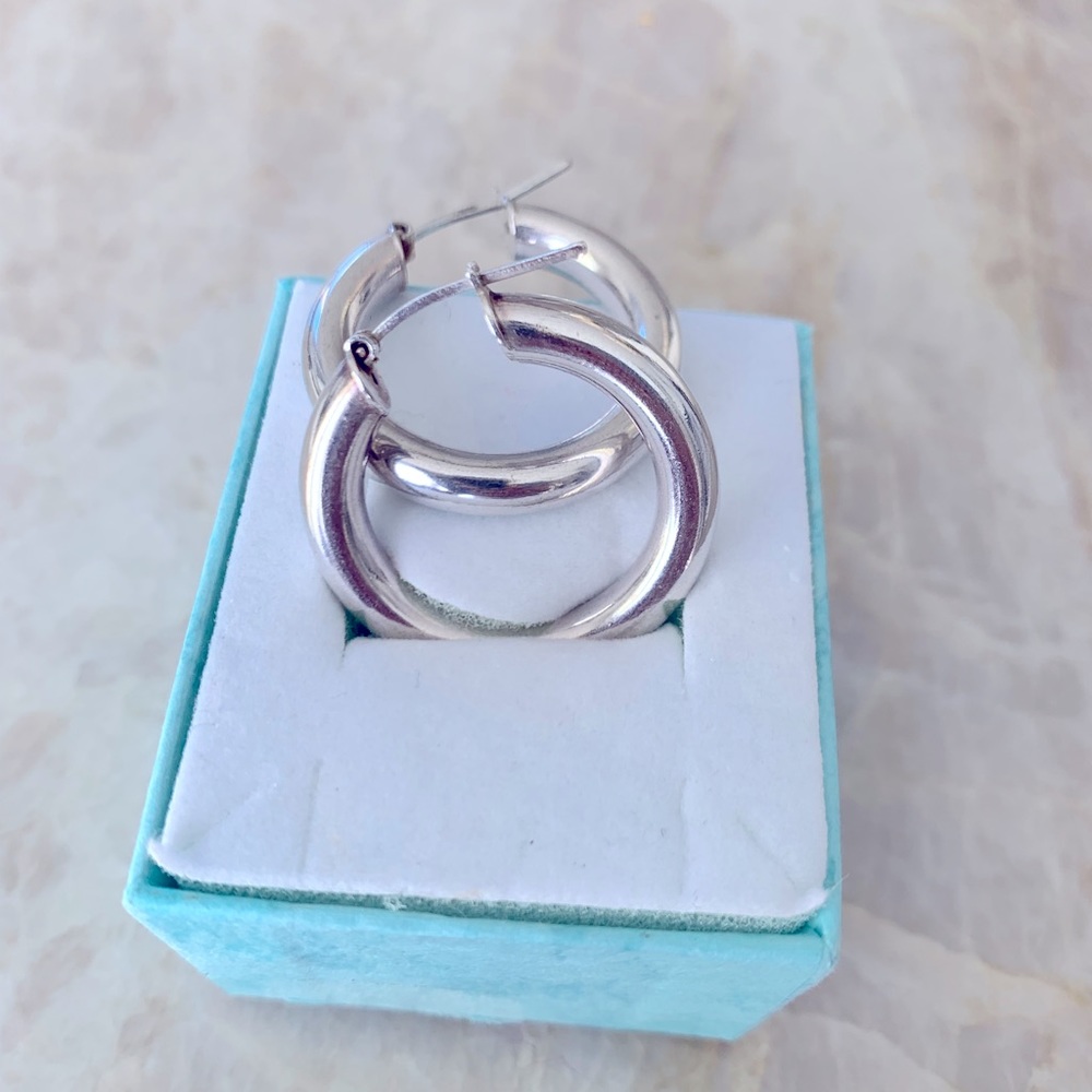 Sterling Silver Hoop Earrings